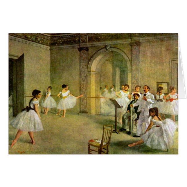 Edgar Degas - Hall of the Opera Ballet in the Rue (Voorkant Horizontaal)