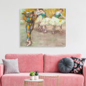 Edgar Degas - Harlekijnendans Canvas Afdruk (Insitu (Woonkamer))