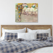 Edgar Degas - Harlekijnendans Canvas Afdruk (Insitu (Slaapkamer))