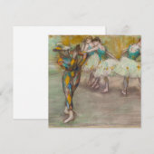 Edgar Degas - Harlekijnendans Kaart (Voorkant / Achterkant)