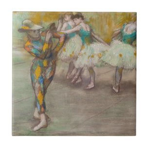 Edgar Degas - Harlekijnendans Tegeltje