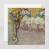 Edgar Degas - Harlequin Dance Bedankkaart (Voorkant / Achterkant)