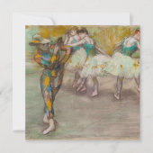 Edgar Degas - Harlequin Dance Bedankkaart (Voorkant)