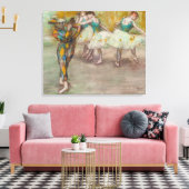 Edgar Degas - Harlequin Dance Canvas Afdruk (Insitu (Woonkamer))