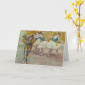 Edgar Degas - Harlequin Dance Kaart (Gele Bloem)