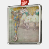 Edgar Degas - Harlequin Dance Metalen Ornament (Links)