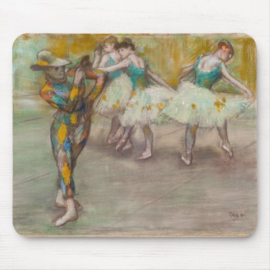 Edgar Degas - Harlequin Dance Muismat (Voorkant)