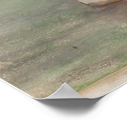 Edgar Degas - Harlequin Dance Poster (Hoek)