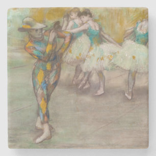 Edgar Degas - Harlequin Dance Stenen Onderzetter