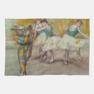 Edgar Degas - Harlequin Dance Theedoek