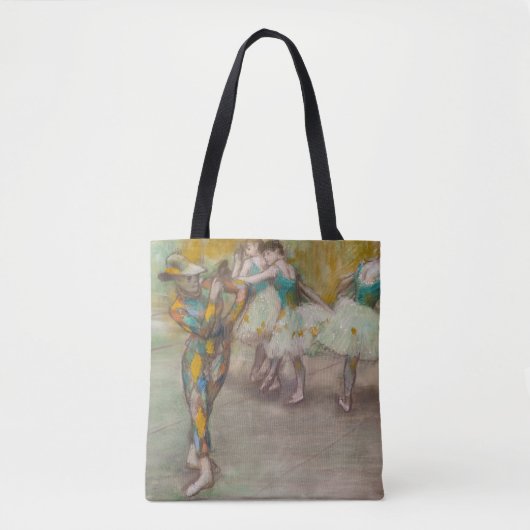 Edgar Degas - Harlequin Dance Tote Bag (Voorkant)