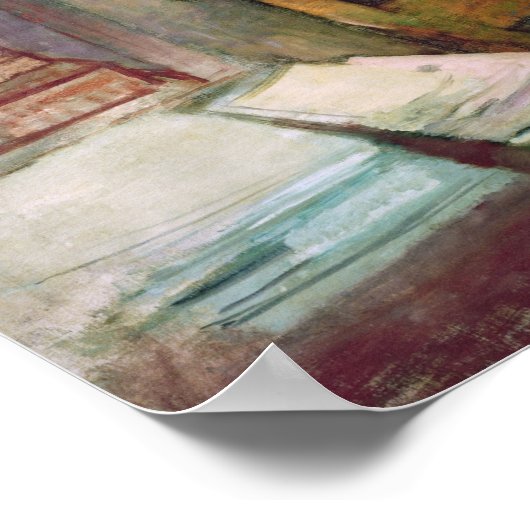 Edgar Degas | Helene Rouart in haar vaders studie Poster (Hoek)