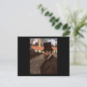 Edgar Degas Henri Rouart in front of his factory Briefkaart (Staand voorkant)