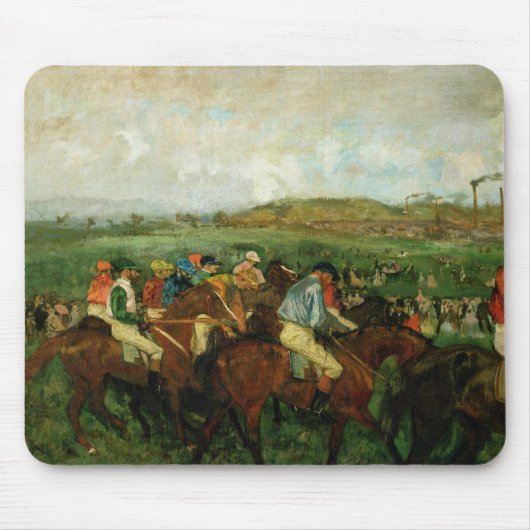 Edgar Degas | Heren race, voor het vertrek Muismat (Voorkant)