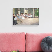 Edgar Degas - Heroefening van ballet Canvas Afdruk (Insitu (Woonkamer))