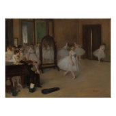 Edgar Degas | Het Dancing Class Ballet Perfect Poster (Voorkant)