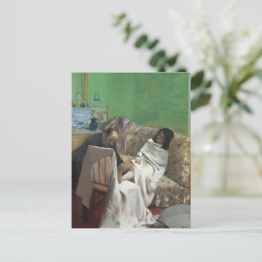 Edgar Degas | Het Hof, 1873 Briefkaart (Staand voorkant)