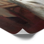 Edgar Degas | Het Hof, 1873 Poster (Hoek)