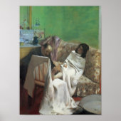 Edgar Degas | Het Hof, 1873 Poster (Voorkant)