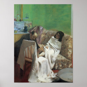 Edgar Degas   Het Hof, 1873 Poster