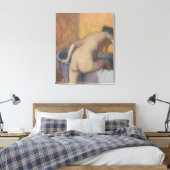 Edgar Degas | Het in een buis stoppen Canvas Afdruk (Insitu (Slaapkamer))