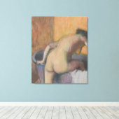 Edgar Degas | Het in een buis stoppen Canvas Afdruk (Insitu (Houten vloer))