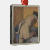 Edgar Degas | Het in een buis stoppen Metalen Ornament (Rechts)