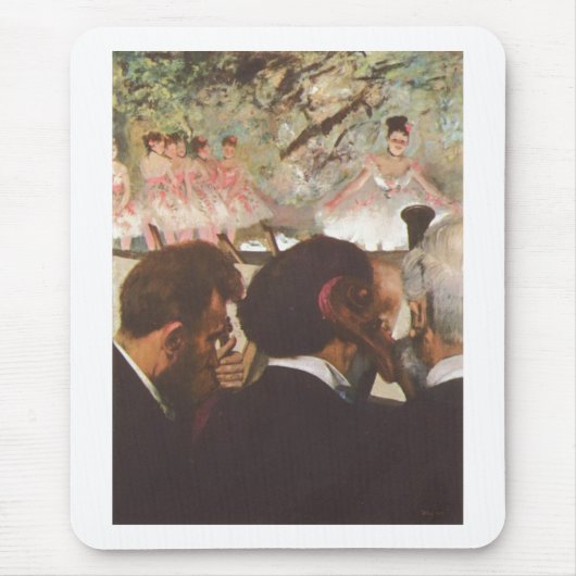 Edgar Degas - Het oliescanvas Ballet 1872 danseres Muismat (Voorkant)