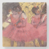 Edgar Degas Het Onderzetter Roze dansers (Voorkant)