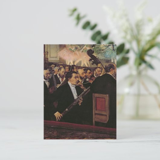 Edgar Degas | Het Opera Orchestra, c.1870 Briefkaart (Staand voorkant)