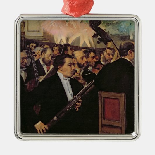 Edgar Degas | Het Opera Orchestra, c.1870 Metalen Ornament (Voorkant)