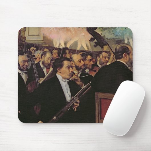 Edgar Degas | Het Opera Orchestra, c.1870 Muismat (Met muis)