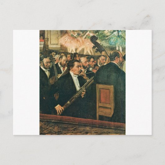 Edgar Degas Het Orchestra van de Opera Briefkaart (Voorkant)