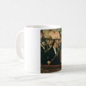 Edgar Degas Het Orchestra van de Opera Koffiemok (Voorkant links)