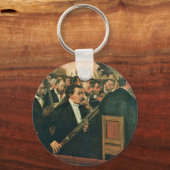 Edgar Degas Het Orchestra van de Opera Sleutelhanger (Voorkant)