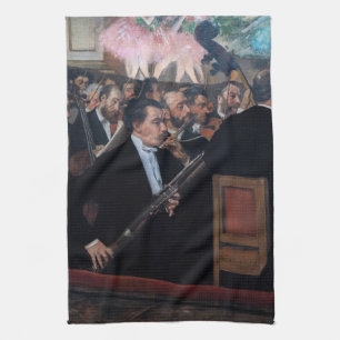 Edgar Degas - Het orkest bij de opera Theedoek