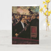 Edgar Degas | het Orkest van de Opera, c.1870 Kaart (Gele Bloem)
