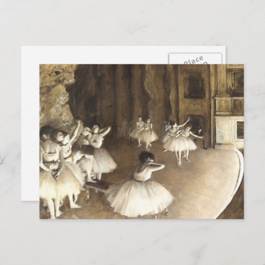 Edgar Degas | Hoorzitting in ballet Briefkaart (Voorkant / Achterkant)