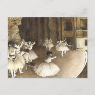Edgar Degas   Hoorzitting in ballet Briefkaart