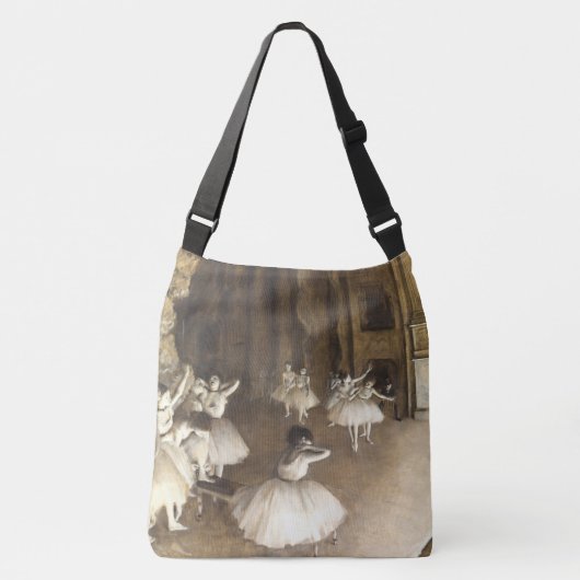 Edgar Degas | Hoorzitting in ballet Crossbody Tas (Voorkant)