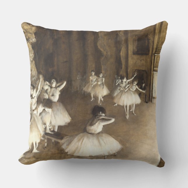 Edgar Degas | Hoorzitting in ballet Kussen (Voorkant)