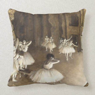 Edgar Degas Hoorzitting in ballet Kussen