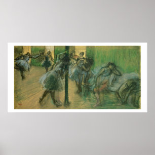Edgar Degas   Hoorzittingen met dansers Poster