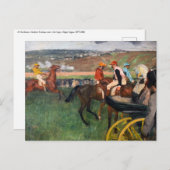 Edgar Degas - In de Reizen Briefkaart (Voorkant / Achterkant)