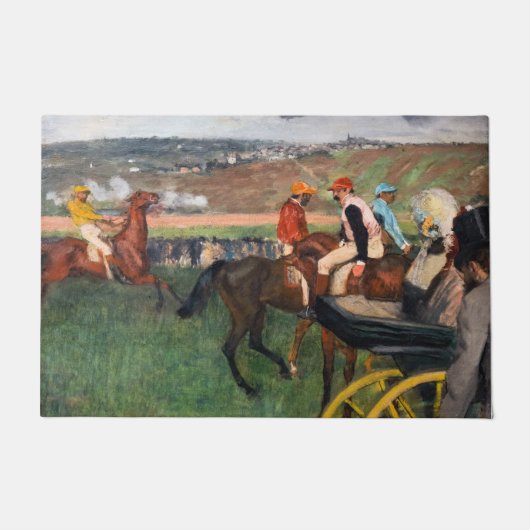 Edgar Degas - In de Reizen Deurmat (Voorkant)