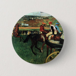 Edgar Degas, in de Reizen Ronde Button 5,7 Cm