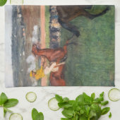 Edgar Degas - In de Reizen Theedoek (Gevouwen)