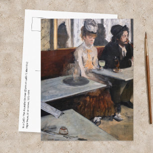 Edgar Degas - In een café / De Absint Briefkaart