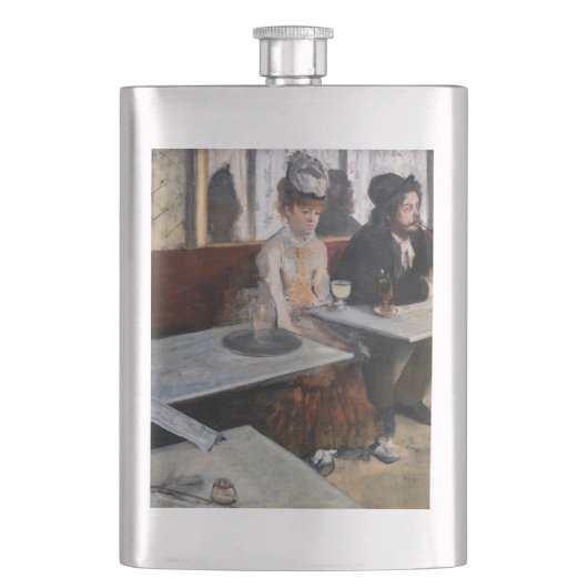 Edgar Degas - In een café / De absint Flacon (Voorkant)