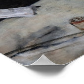 Edgar Degas - In een café / De Absint Poster (Hoek)